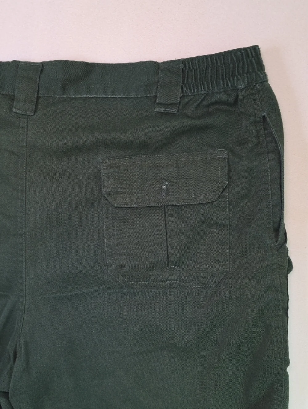 Haband Men's Shorts‎ Size 40 Forest Green Cargo Cotton